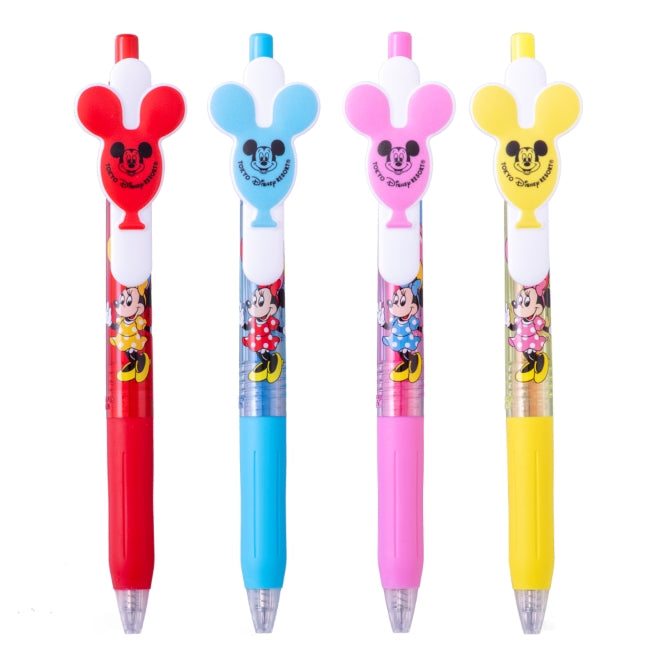 Minnie Mouse Sarasa Ballpoint Pen 4 Colors 4 Pieces