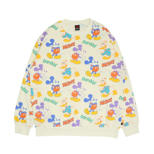 Disney Store - Mickey Donald Parent-Child Pattern Sweater 0127A / Unisex Couple Look Sweater - Sweatshirt