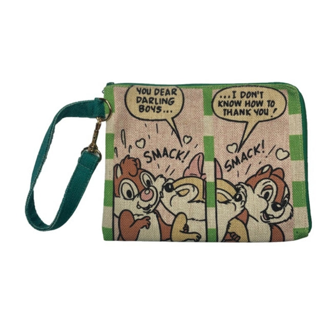 Disney Store - Disney Rendezvous Leinenoptik-Tasche - Kosmetiktasche Japan Disney Store