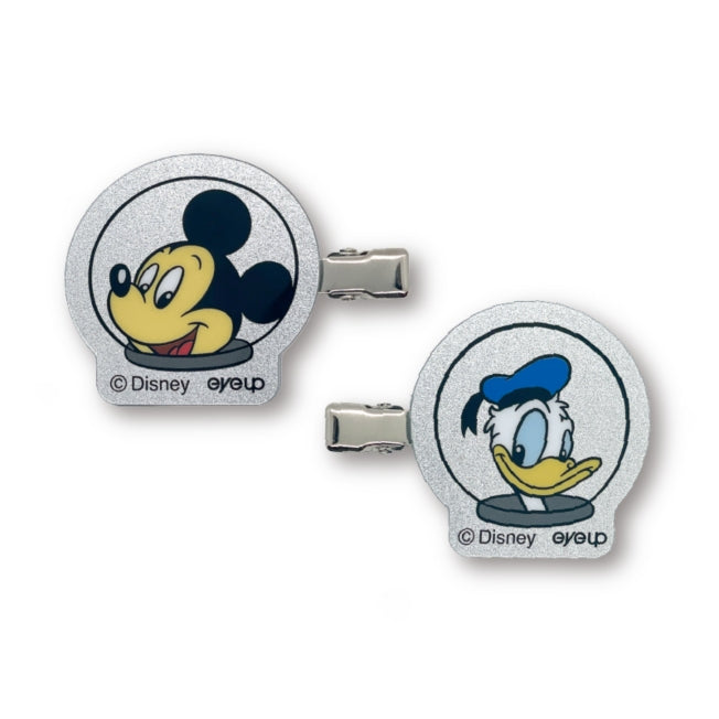 Disney Store - Acryl Haarspangen Set (Astronaut/Mickey & Donald) - Haaraccessoire Japan Disney Store