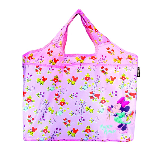 Disney Store - Einkaufskorb Tasche mit niedlichen Blumen und Minnie Maus - Einkaufstasche Japan Disney Store