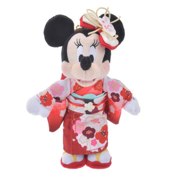 Disney Store - Minnie Kimono Plüsch Schlüsselanhänger - Accessoire