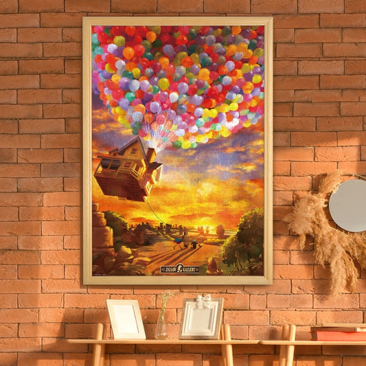 Disney Store - Das Haus von Carl Fredricksen Puzzle 1000 Teile "Zum verheißenen Land... (Das Haus von Carl Fredricksen)" <Canvas Style> - Puzzle