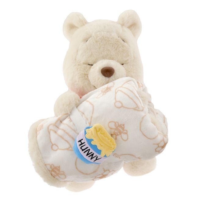 Disney Store - Winnie the Pooh Honeypot Blanket with Plush Toy - Blanket