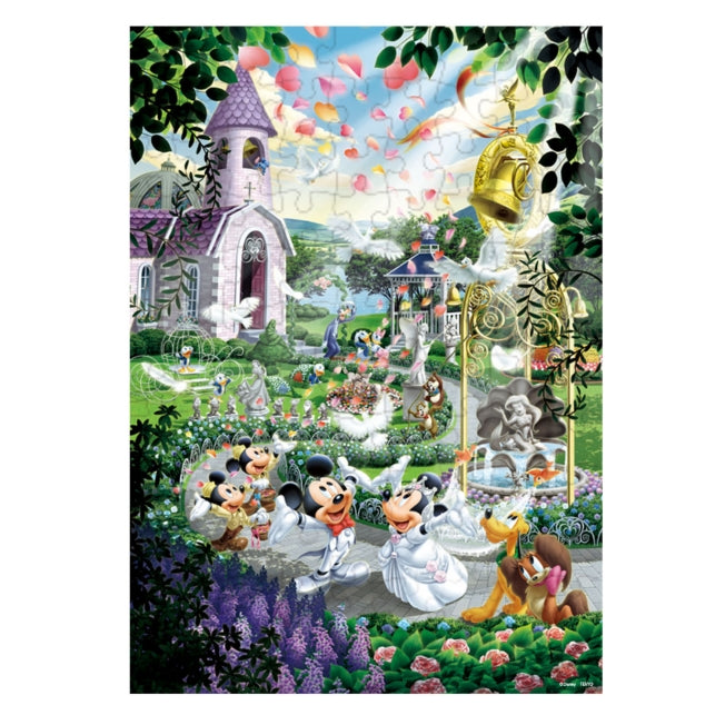 Mickey &amp; Minnie Holographic Crystal Puzzle 108 pieces "Wedding Bells"