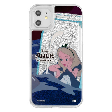 Disney Store - iPhone 11 / XR / 'Disney Charakter' / Glitzernde Glitzerhülle / 'Alice im Wunderland - Handyhülle