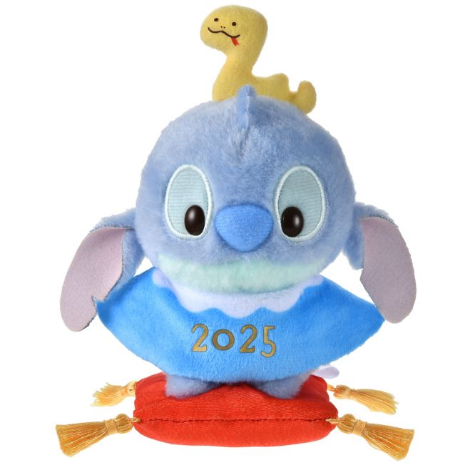 Disney Store - Stitch Plush Toy Uruopochacha New Year 2025 - Plush Toy