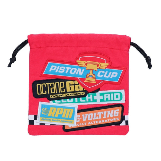 Disney Store - Cars Drawstring Bag with Sponsor Logo Sticker - Accessory