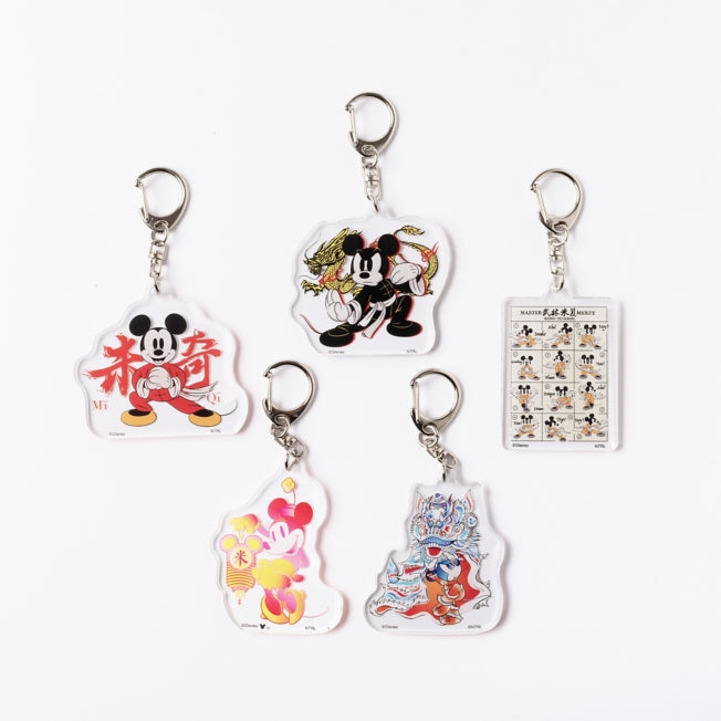 Chinatown Mickey Mouse Acrylschlüsselanhänger Japan Disney Store