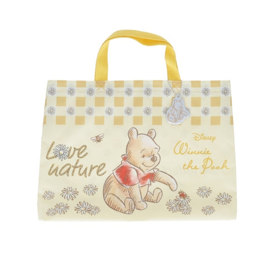 Disney Store - Winnie the Pooh Lernbeutel mit Blumenmuster - Schultasche Japan Disney Store