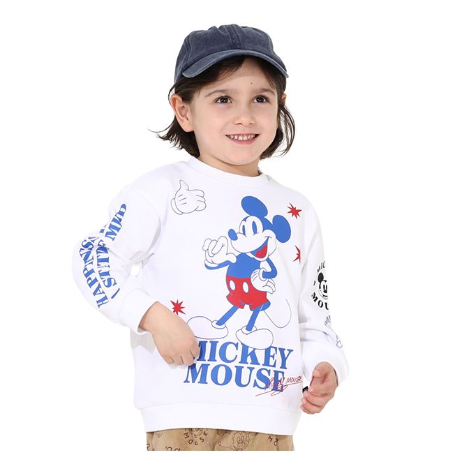 Disney Store - Mickey Donald Eltern-Kind passende Charakterpullover 0125K / Babygröße Kinderpullover - Sweatshirt - Langarm