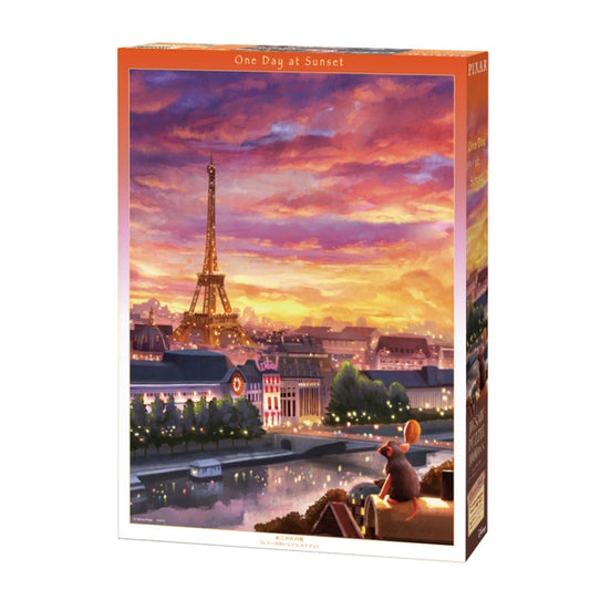 Disney Store - Remy's leckeres Restaurant Leinwandstil Puzzle 1000 Teile "Traumstadt (Remy's leckeres Restaurant)" - Puzzle