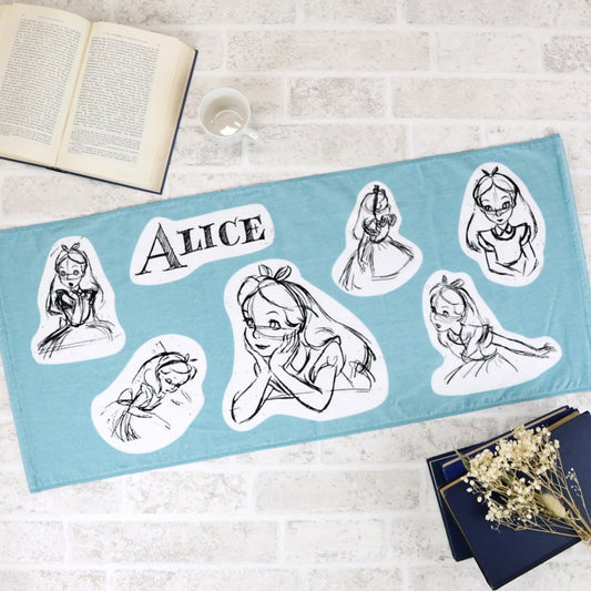 Disney Store - Disney Animation Immersive Experience / Model Sheet / Face Towel - Alice in Wonderland