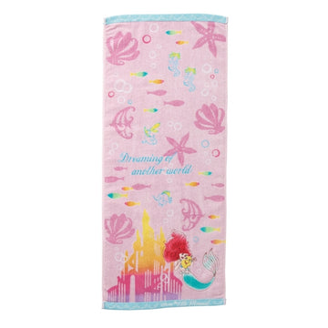 Disney Store - The Little Mermaid Ariel Face Towel Water Ariel - Bath Towel