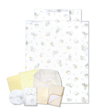 Disney Store - Dumbo Baby Bedding 13 Piece Set Mini Size Organic Cotton Double Gauze - Bedding