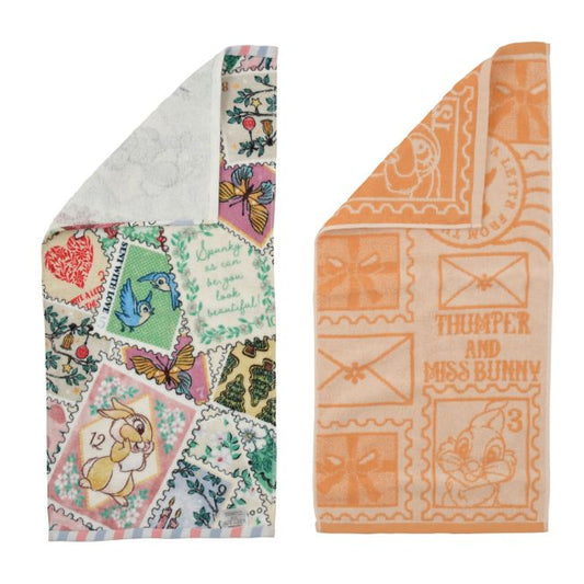 Thumper &amp; Miss Bunny Face Towel Set Holiday Season Collection