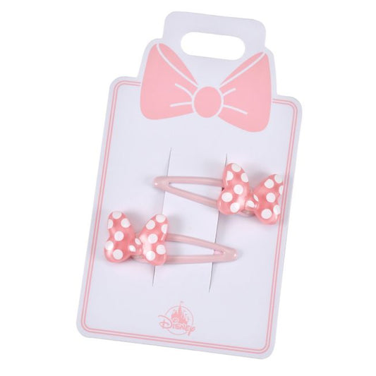 Disney Store - Minnie Haarspangen Set mit Schlafschleife - Haaraccessoire