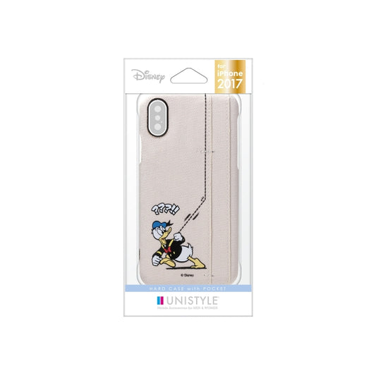 Disney Store - Donald Duck 3-Pocket iPhoneX Hard Case with Pocket - Mobile Phone Case