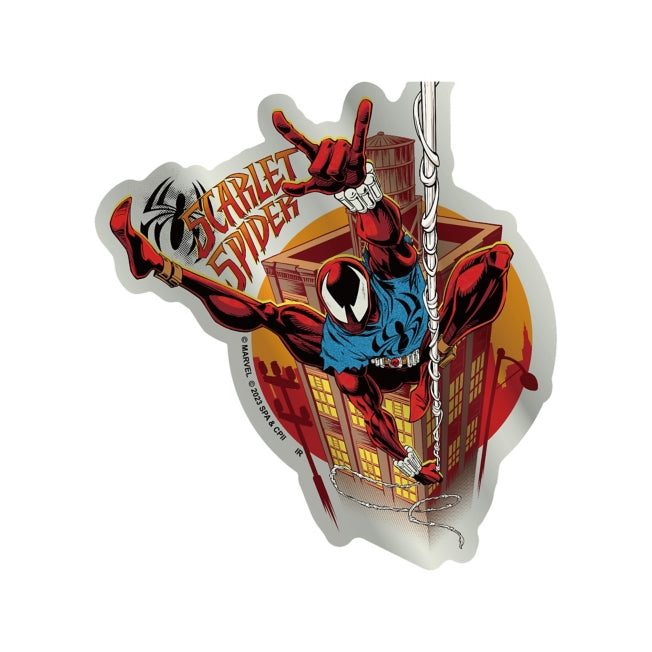 Disney Store - Spider-Man About the Spider-Verse Metal Sticker (Scarlet Spider) - Sticker