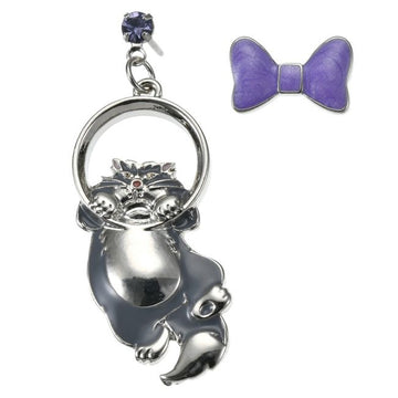 Disney Store - Lucifer Asymmetrische Schleifenohrringe - Schmuck