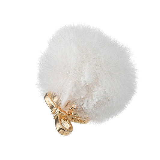 Disney Store - Mickey Earring (for one ear) with Icon &amp; Bow Fake Fur Ball - Jewelry