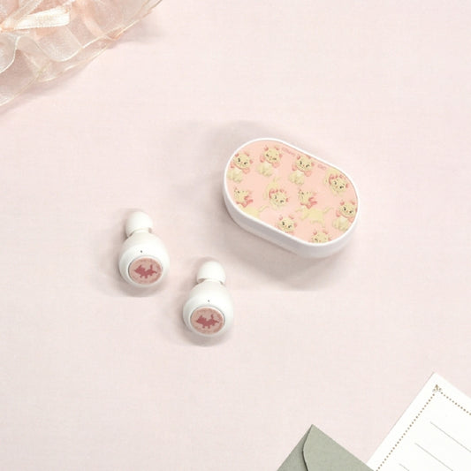 Disney Store - Marie Powder Pink Completely Wireless Stereo Earbuds DNG-132A - Electronics Accessories