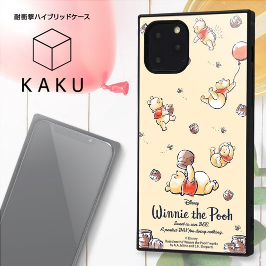 Disney Store - iPhone 11 Pro / 'Winnie the Pooh' / Shockproof Hybrid Case KAKU / 'Winnie the Pooh/Natural'【Commissioned Production】- Mobile phone case