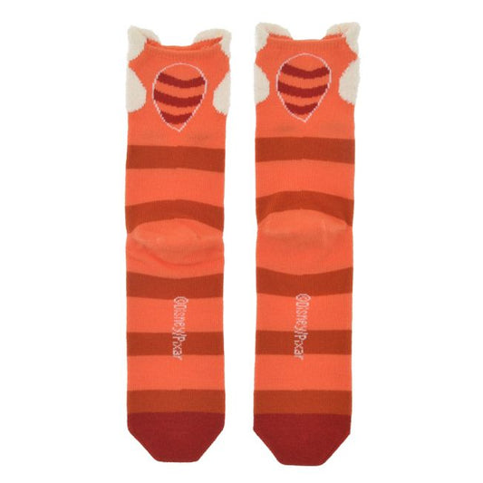 Turning Red Red Panda Mei Puffy Face Pukupuku 23-25 - Socken