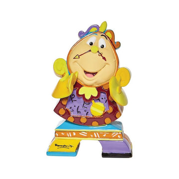 Disney Store - Enesco Cogsworth Figure Mini Disney Britto - Collectible Figure