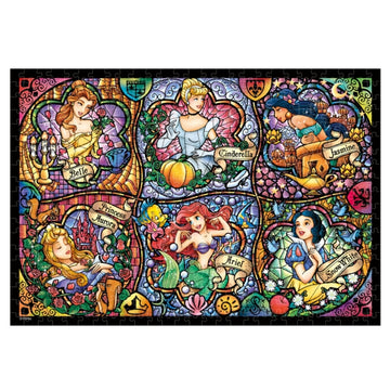 Disney Store - Disney Prinzessinnen Stained Art Puzzle 500 Teile "Brilliant Princess" - Puzzle