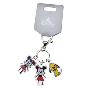 Disney Store - Mickey, Minnie, Pluto Keychain - Keychain