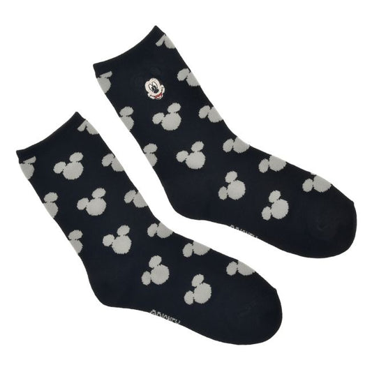 Disney Store - Mickey Icon Muster Socken mit Gesichtsstickerei 23-25 - Socken