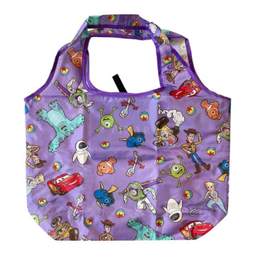 Disney Store - Pixar Pattern Rotating Tote Bag - Shopping Bag