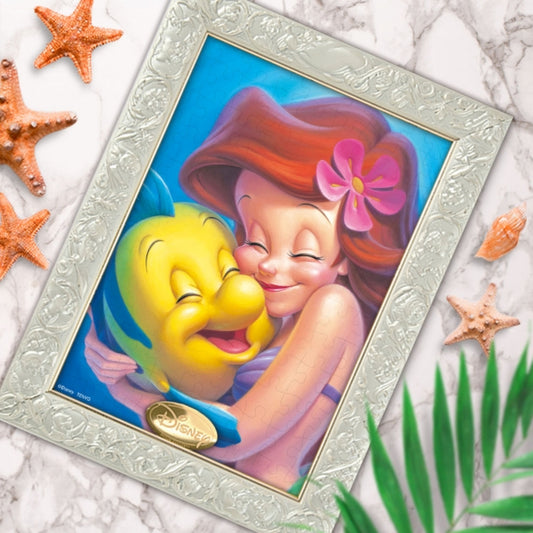 Die kleine Meerjungfrau Ariel & Flunder 108-teiliges Puzzle