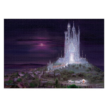 Cinderella Puzzle 1000 Teile "Glass Castle" Special Art Collection (Leinwandstil)