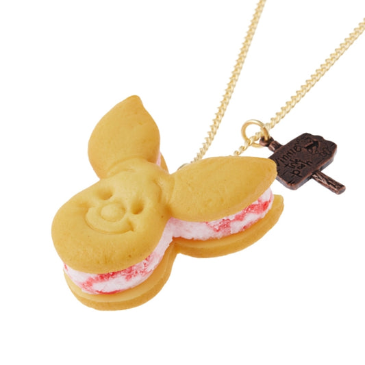 Disney Store - Kewpie Piglet / Halskette Erdbeer-Cookie-Sandwich-Eis - Schmuck Japan Disney Store