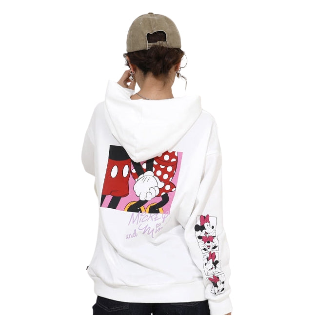 Disney Store - Mickey Minnie Eltern-Kind passende Rückendruck Kapuzenpullover 9896A - Unisex Hoodie