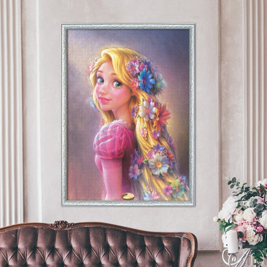 Disney Store - Rapunzel im Turm 2000 Teile Puzzle "Die strahlende Haarprinzessin (Rapunzel)" - Puzzle