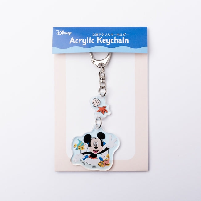 Disney Store - Acryl Schlüsselanhänger Mickey Mouse 2 - Accessoire Japan Disney Store