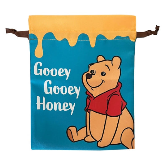 Disney Store - Winnie the Pooh Transfer Drawstring Bag M / Honey Love - Accessory Japan Disney Store