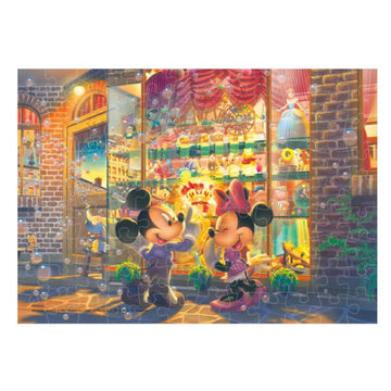 Mickey & Minnie leuchtendes Puzzle 108 Teile "Abenddämmerung im Spielzeugladen"