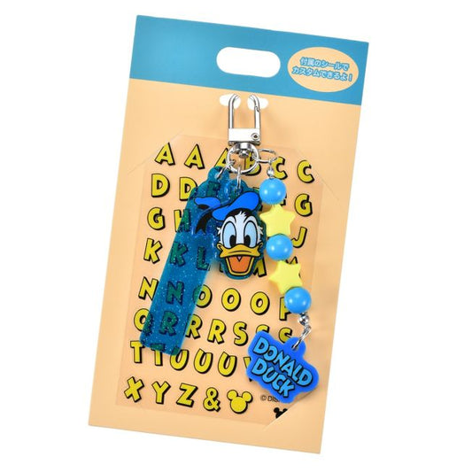 Disney Store - Donald Schlüsselanhänger mit Aufkleber Key Chain Fes - Accessoire