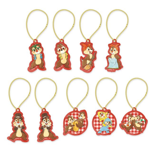 Disney Store - Chip und Dale Acrylschlüsselanhänger (zufällige 9 Arten) - Accessoire