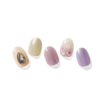 Disney Store - Ohora Rapunzel Nail Stickers Semi-Curve Gel Nail - Nail Accessories