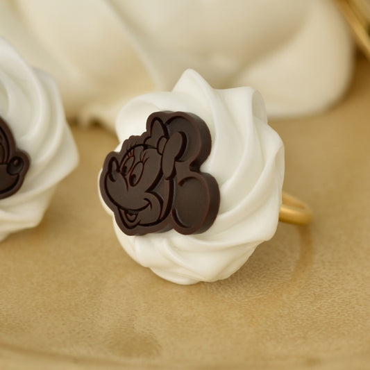 Disney Store - Minnie Maus/Ring mit Schlagsahne & Schokolade - Schmuck