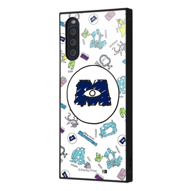 Disney Store - Xperia 10 III / 'Disney Pixar Characters' / Stoßfeste Hybridhülle KAKU / 'Monster AG / Muster_01' [Auftragsproduktion] - Handyhülle