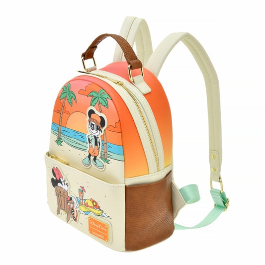 Disney Store - Loungefly Mickey & Minnie Rucksack/Backpack Sunset Beach - Rucksack/Backpack