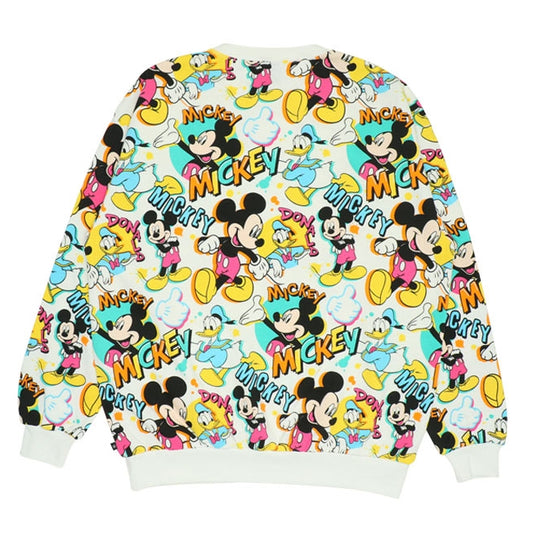 Disney Store - Mickey Donald Matching Parent-Child All-Over Print Sweatshirt 9845A - Unisex Sweatshirt