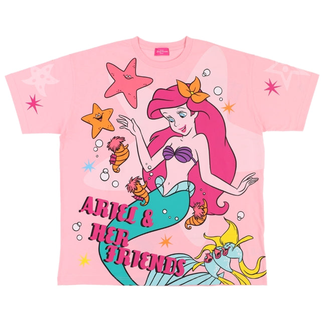 Disney Store - The Little Mermaid Oversized T-Shirt - Unisex Clothing