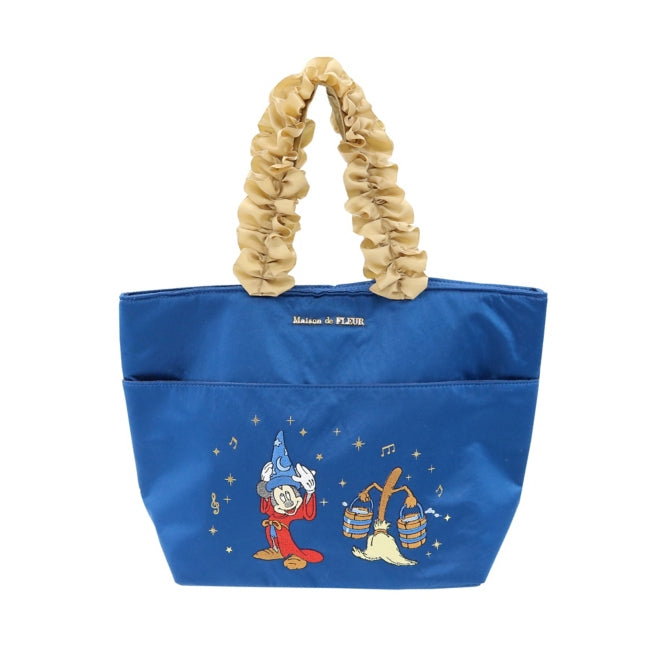 Disney Store - Disney Animation Immersive Experience/Maison de Fleur/FANTASIA/Mickey Satin Frill Tote Petit Bag - Handtasche Japan Disney Store